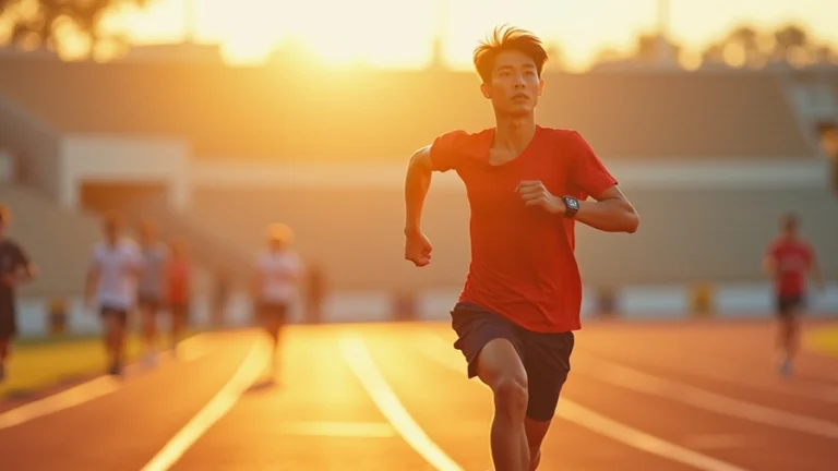 애플워치SE3 런닝하는 모습