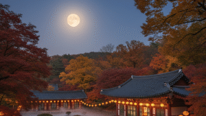 현충사 달빛야행 가을축제 야경