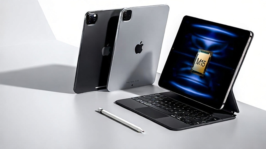 아이패드 프로 13인치 M5 매직 키보드 애플 펜슬 프로 제품 이미지
