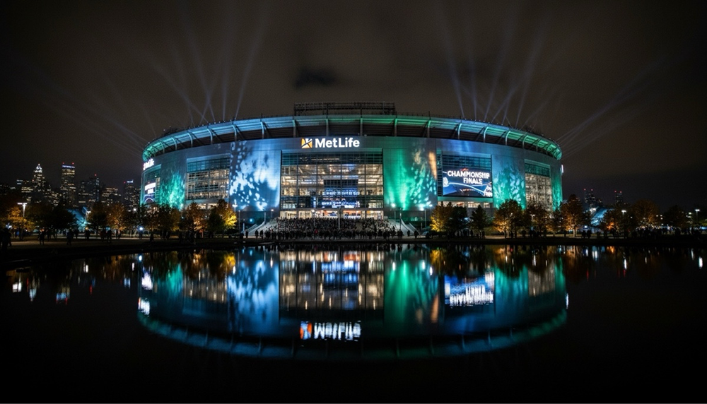 2026 월드컵 경기장 야간 전경