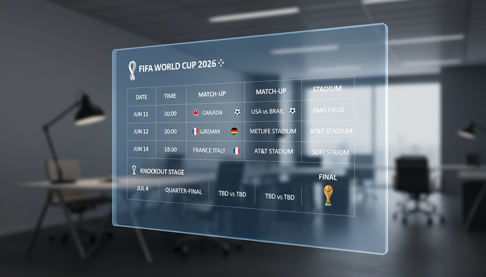 2026 월드컵 스코어 보드