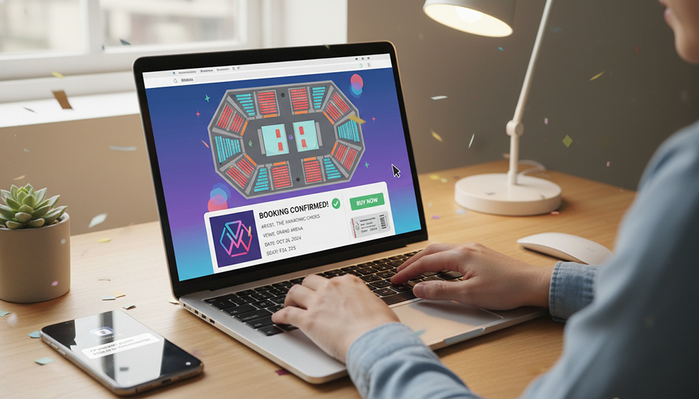 토크콘서트 온라인 티켓 예매 화면