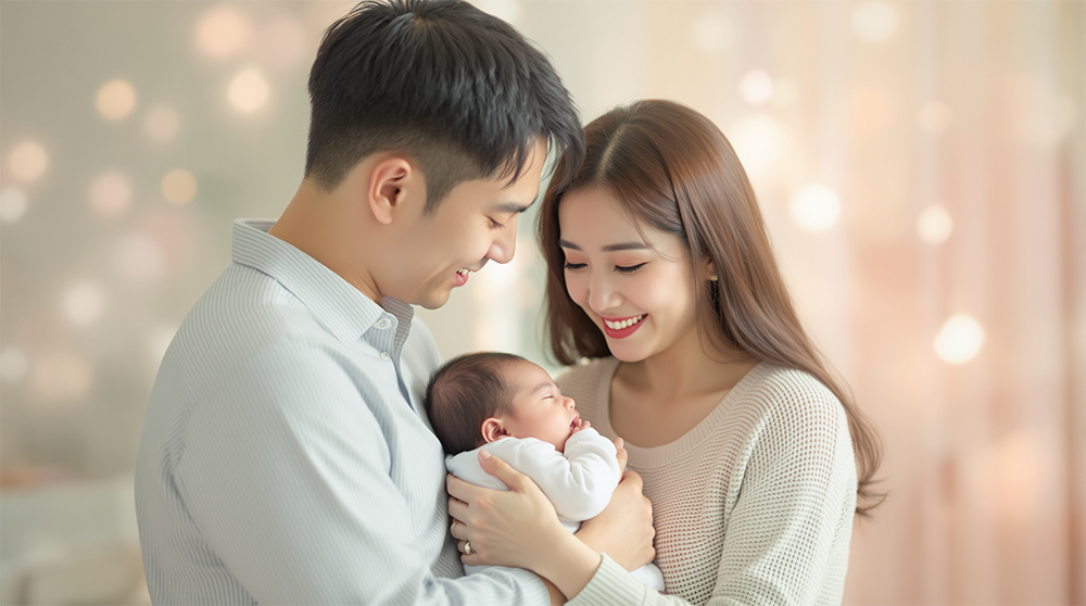 가족 육아 장면