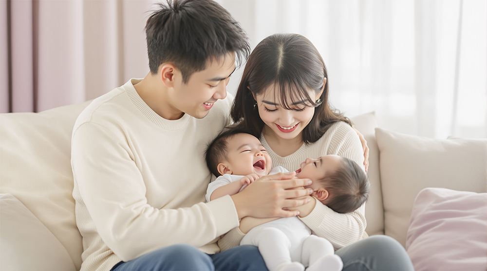 가족 육아 장면