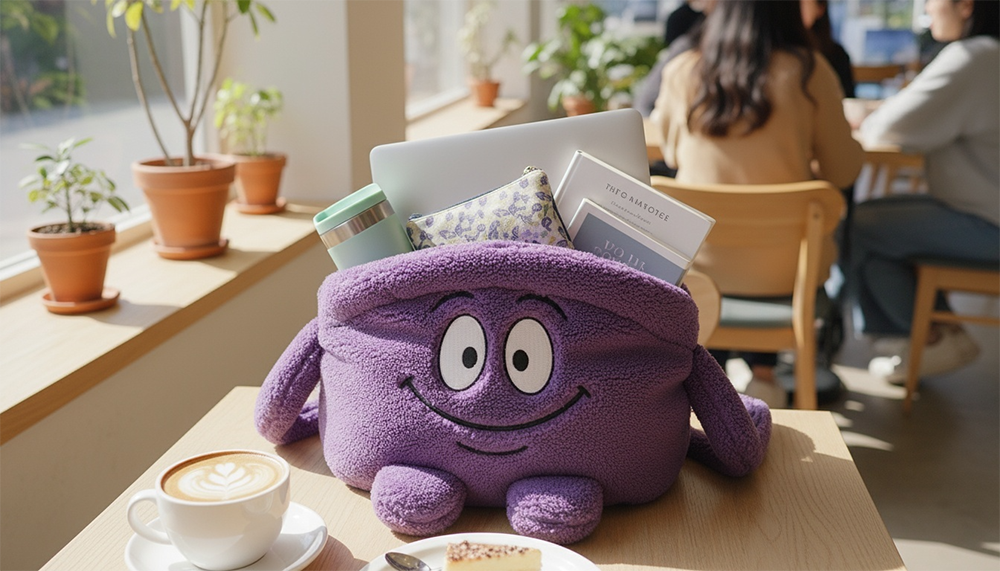 그리머스 패딩백 수납 실용성 노트북 텀블러