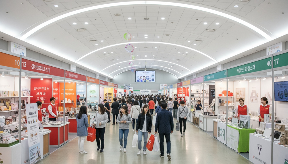 메가쇼 전시회 실내 모습