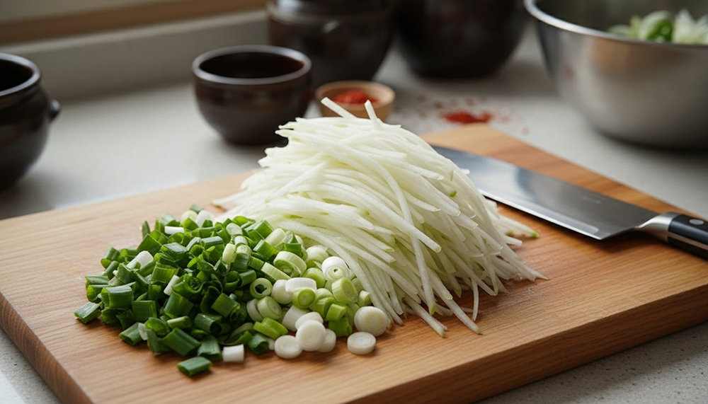 소량김장 김장재료 준비