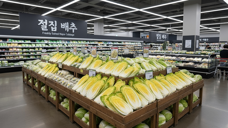 절임배추 가격 마트판매