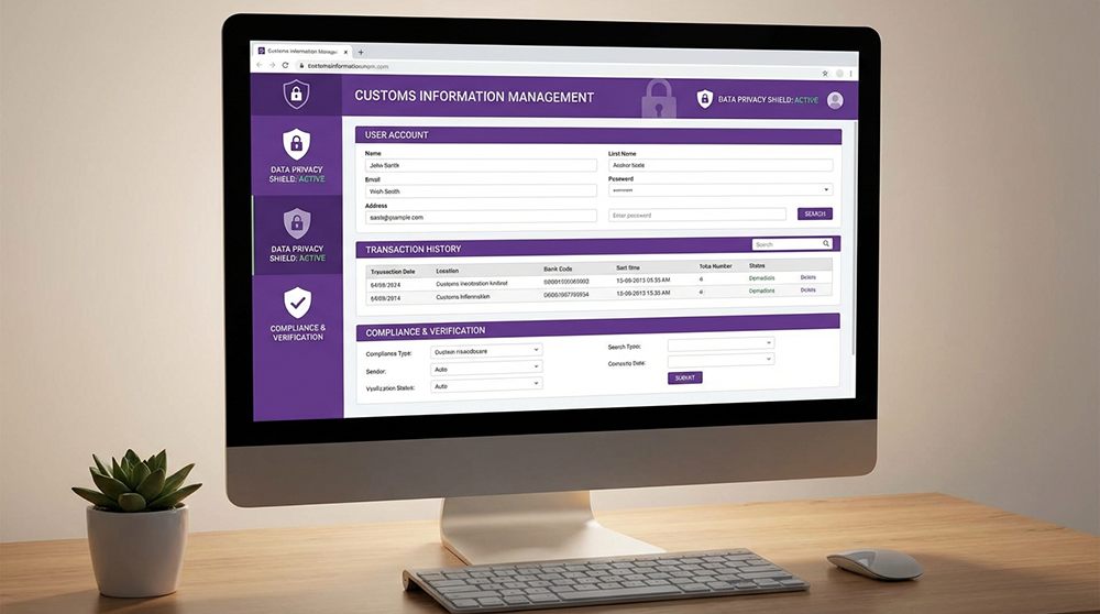 쿠팡 PC 웹사이트 통관번호 관리 페이지