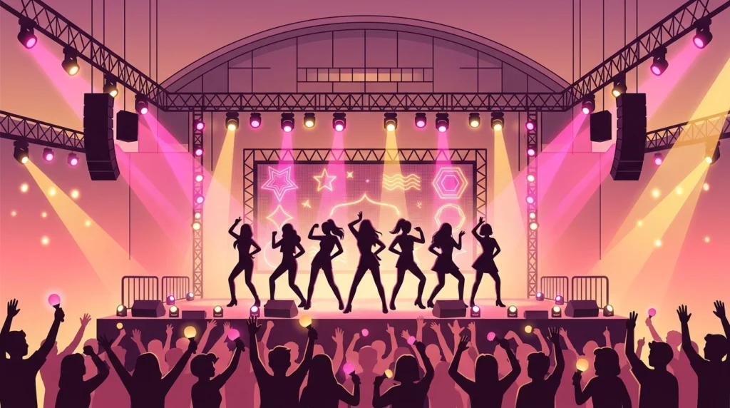 미스트롯4 콘서트 일러스트