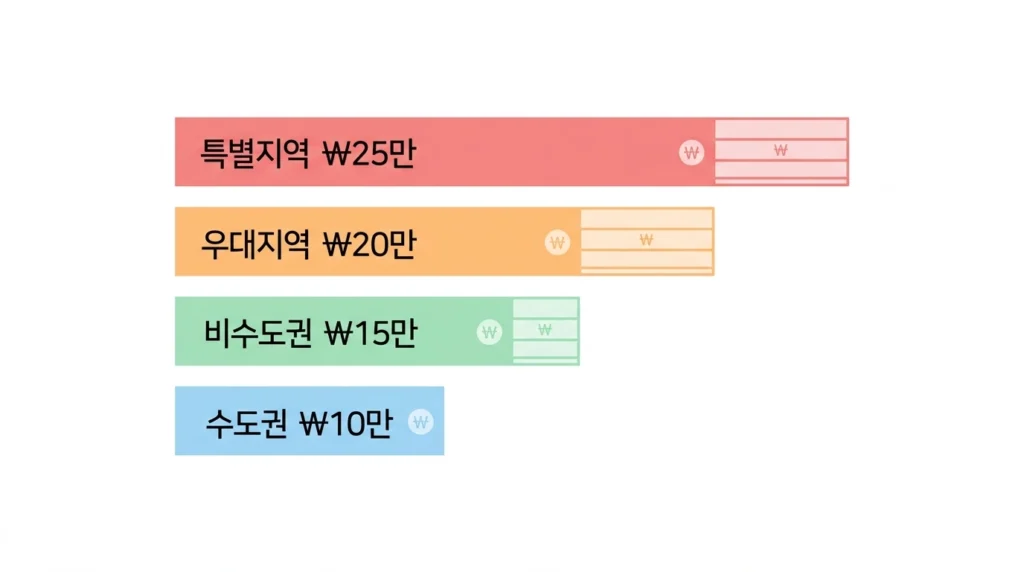 지역별 할인혜택 금액