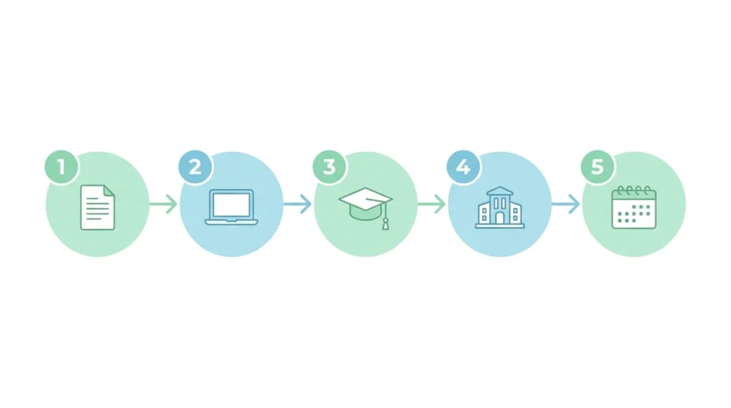 1~5번 원형 아이콘 가로 배치