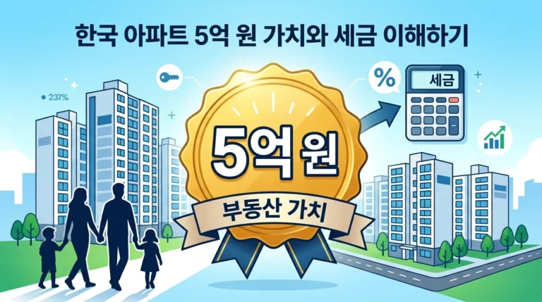 상속세 개편 5억 원 기준 가족 공제