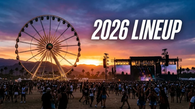 코첼라 페스티벌 석양 대관람차와 2026 라인업