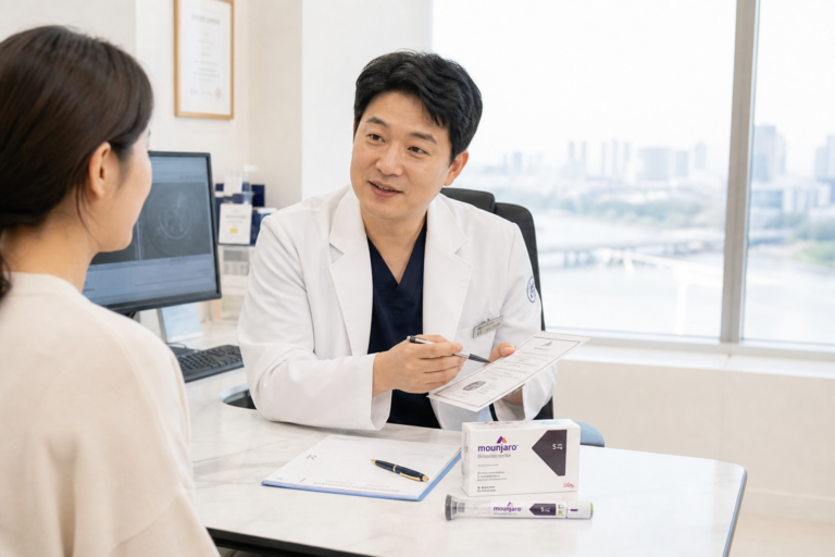 인천 마운자로 처방 병원 의사 상담 진료실