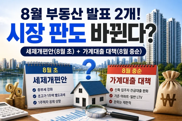 8월 부동산 대책 시나리오 썸네일