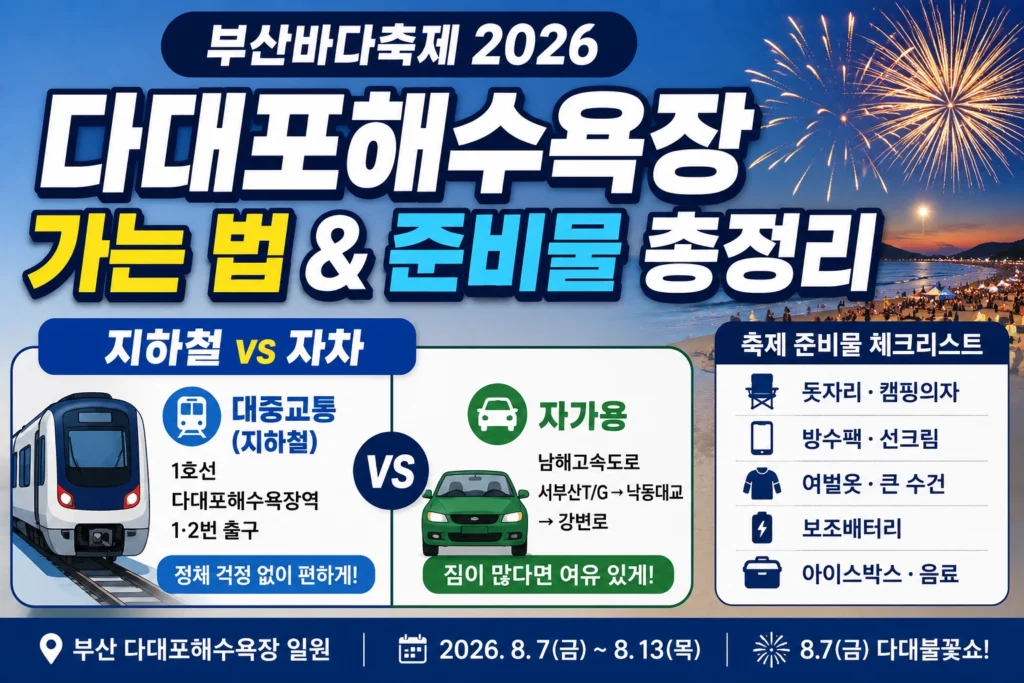 다대포해수욕장 가는 법 썸네일