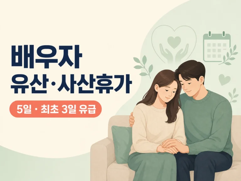 배우자 유산 사산휴가 썸네일