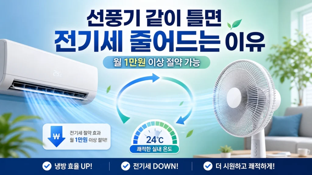 선풍기 같이 틀면 전기세 썸네일