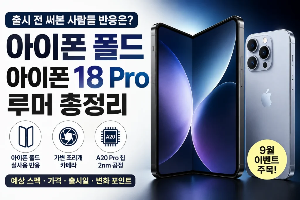 아이폰 폴드 루머 썸네일