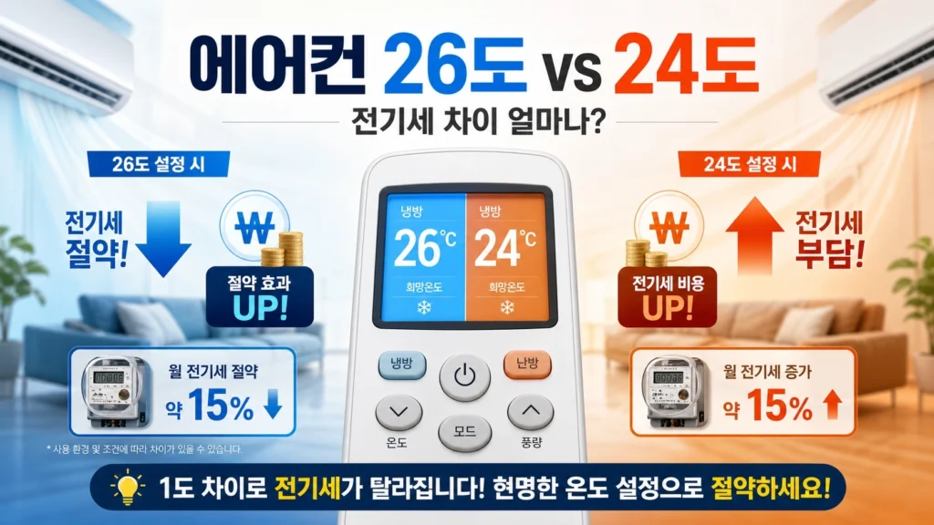 에어컨 26도 전기세 썸네일