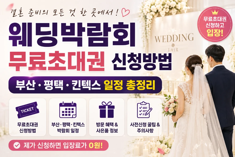 웨딩박람회 무료초대권 썸네일