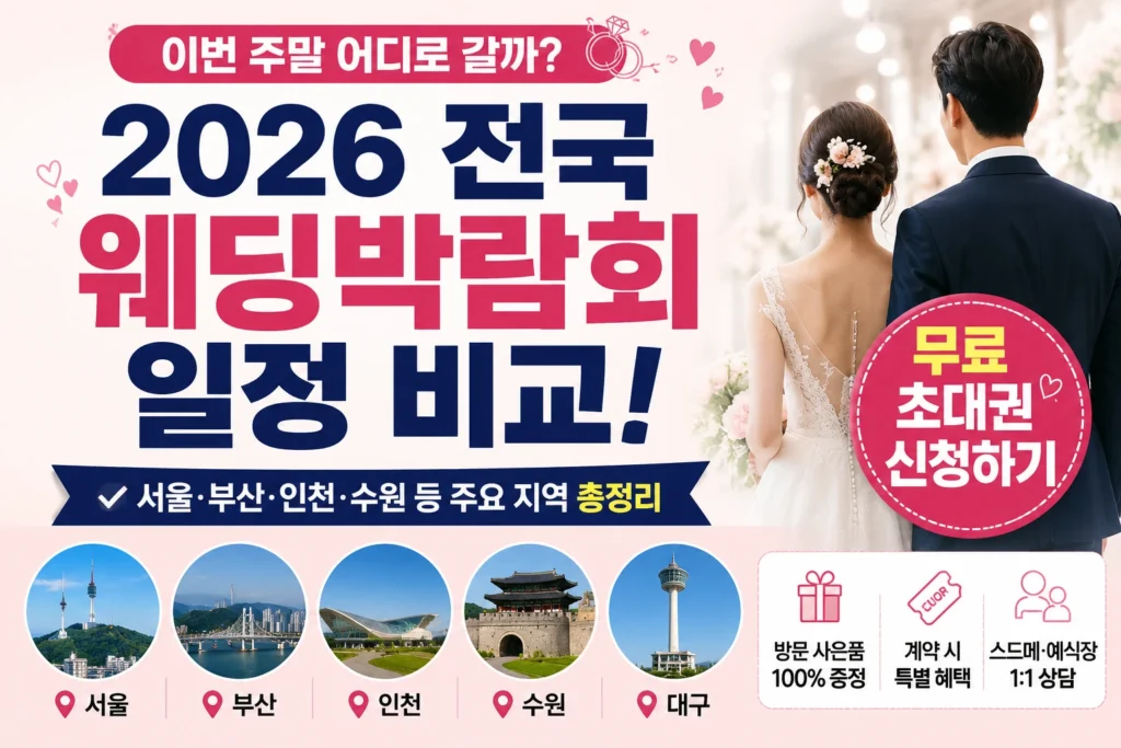 전국 웨딩박람회 일정 썸네일