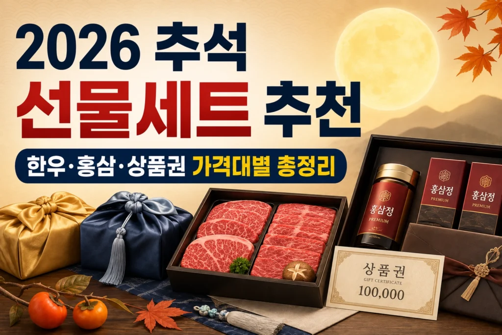 추석 선물세트 추천 썸네일