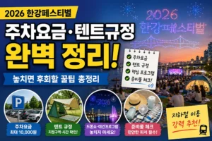 한강페스티벌 주차장 정보 썸네일
