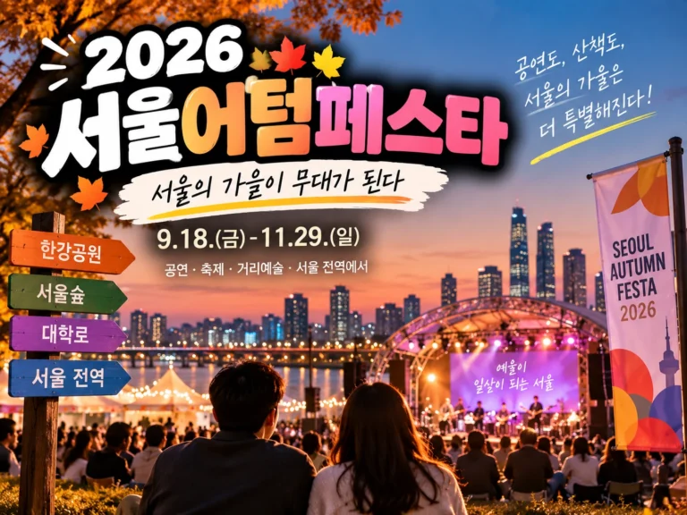 2026 서울어텀페스타 썸네일