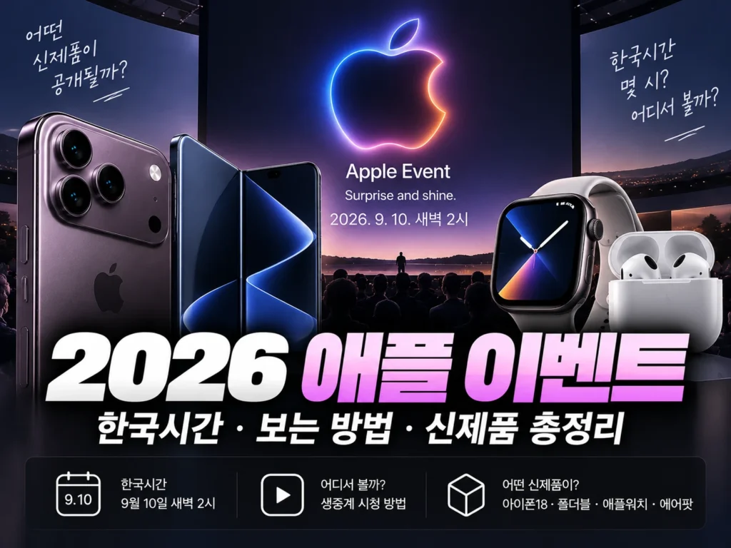 2026 애플 이벤트 썸네일