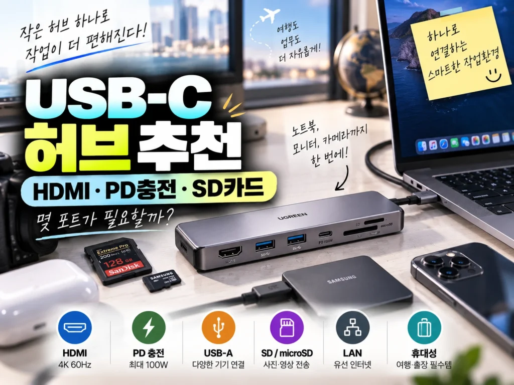 USB-C 허브 추천 썸네일