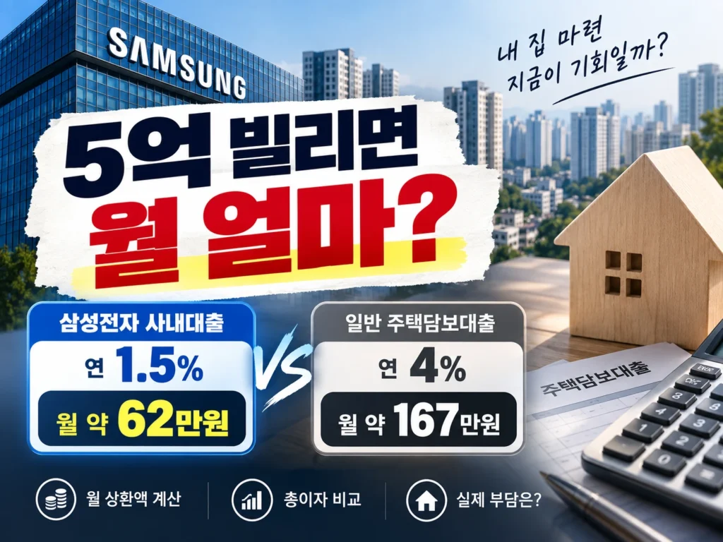 삼성전자 사내대출 썸네일