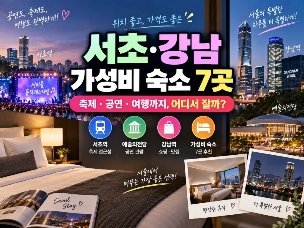 서초 가성비 숙소 썸네일