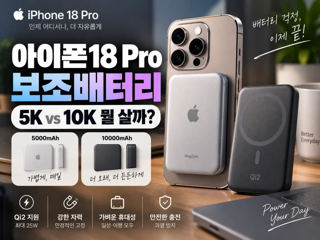 아이폰18 Pro 맥세이프 보조배터리 썸네일