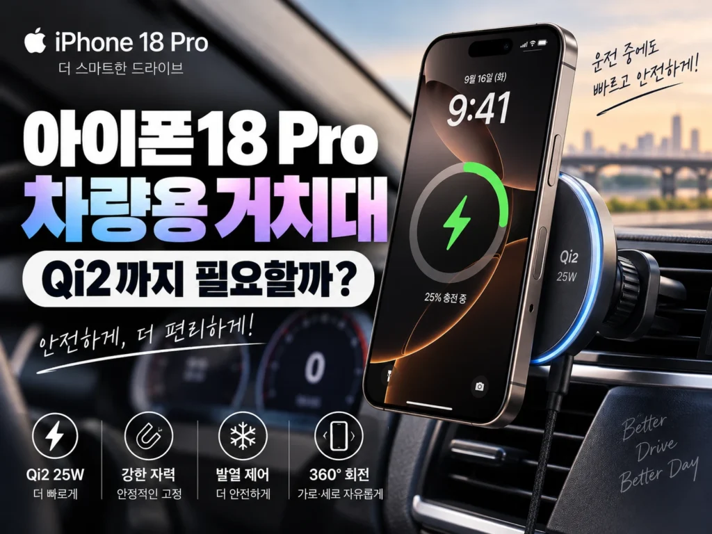 아이폰18 Pro 차량용 거치대 썸네일