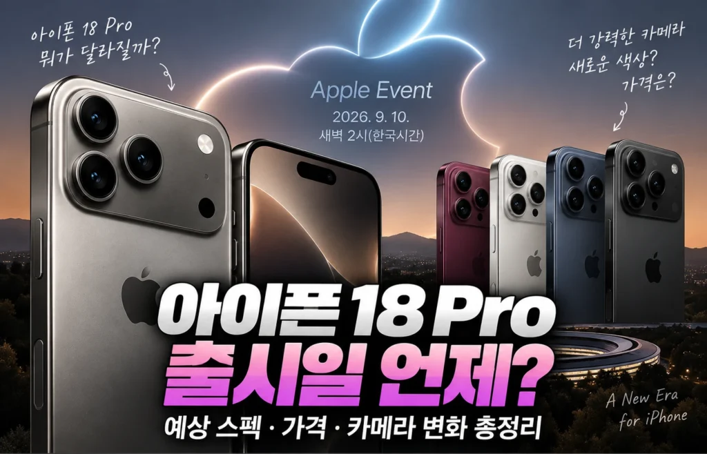 아이폰18 Pro 출시 예상 썸네일