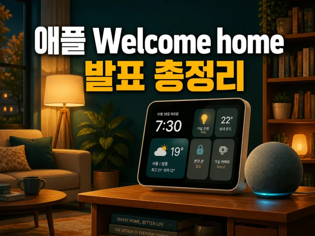 애플 Welcome home 발표 썸네일