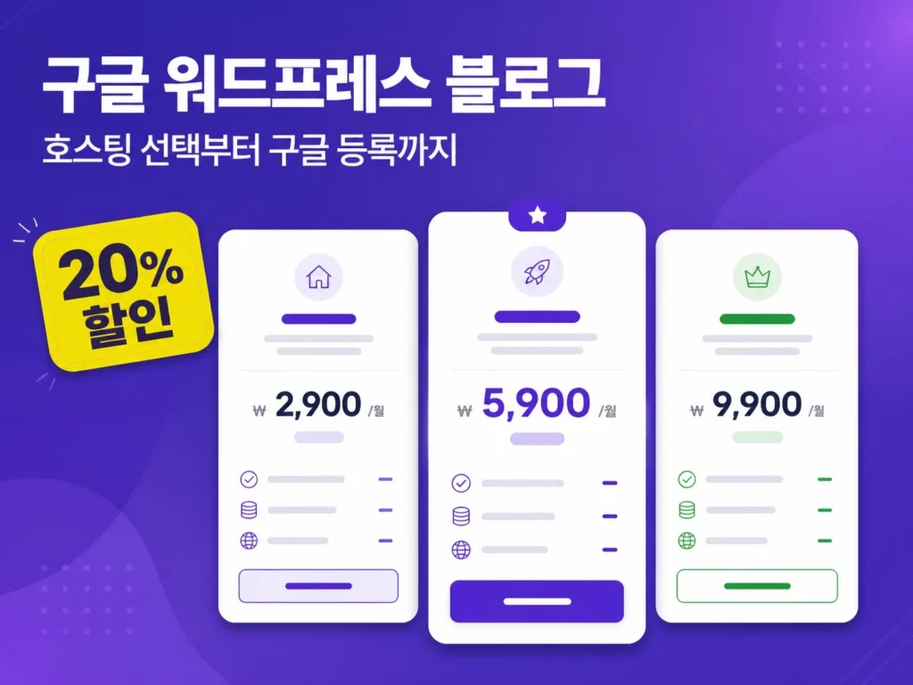 구글 워드프레스 블로그 썸네일