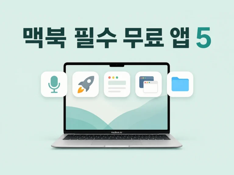 맥북 필수 무료 앱 썸네일