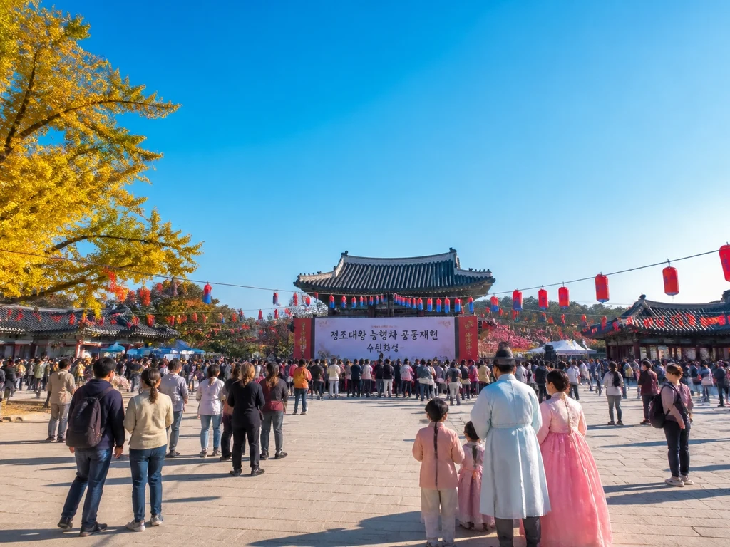 2026 수원화성문화제가 열리는 화성행궁 행궁광장 전경