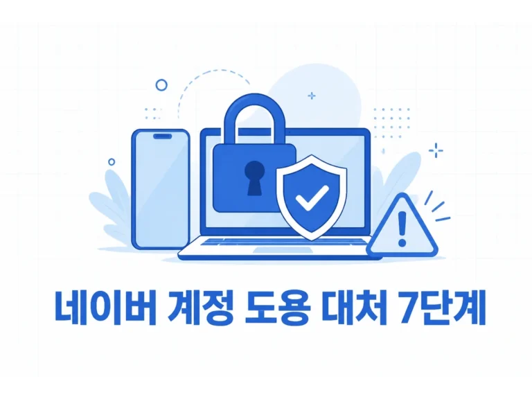 네이버 계정 도용 썸네일