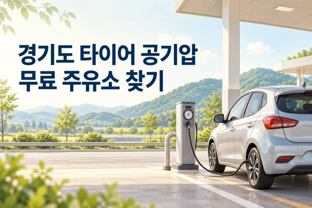 경기도 타이어 공기압 무료 주유소 썸네일