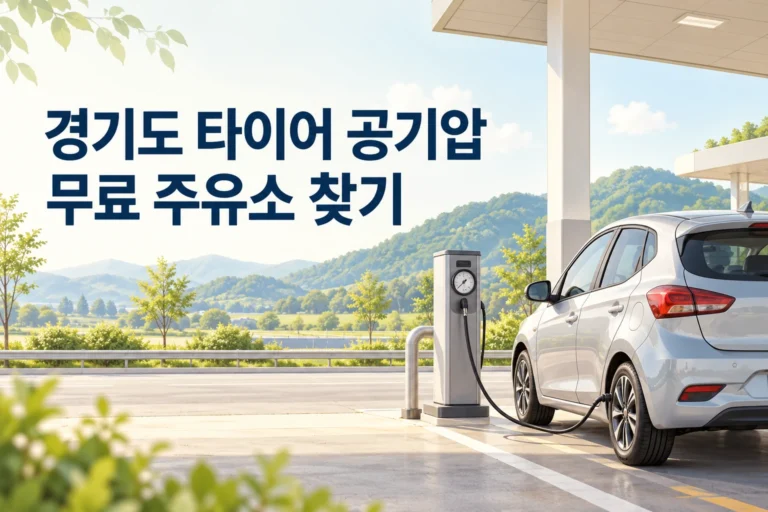 경기도 타이어 공기압 무료 주유소 썸네일