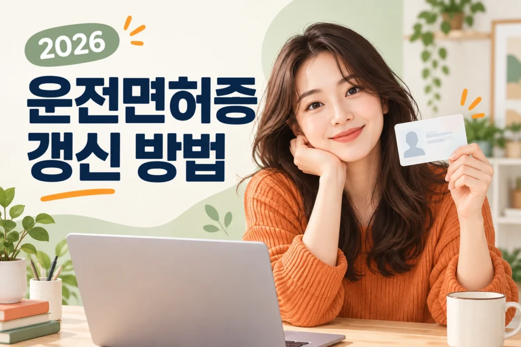 운전면허증 갱신 방법 썸네일